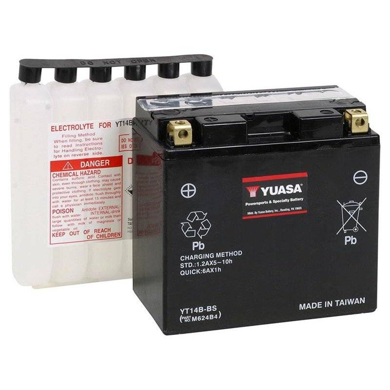 Yuasa Batterie Yt14B-Bs Yuasa Mtf Mit Sp von Yuasa