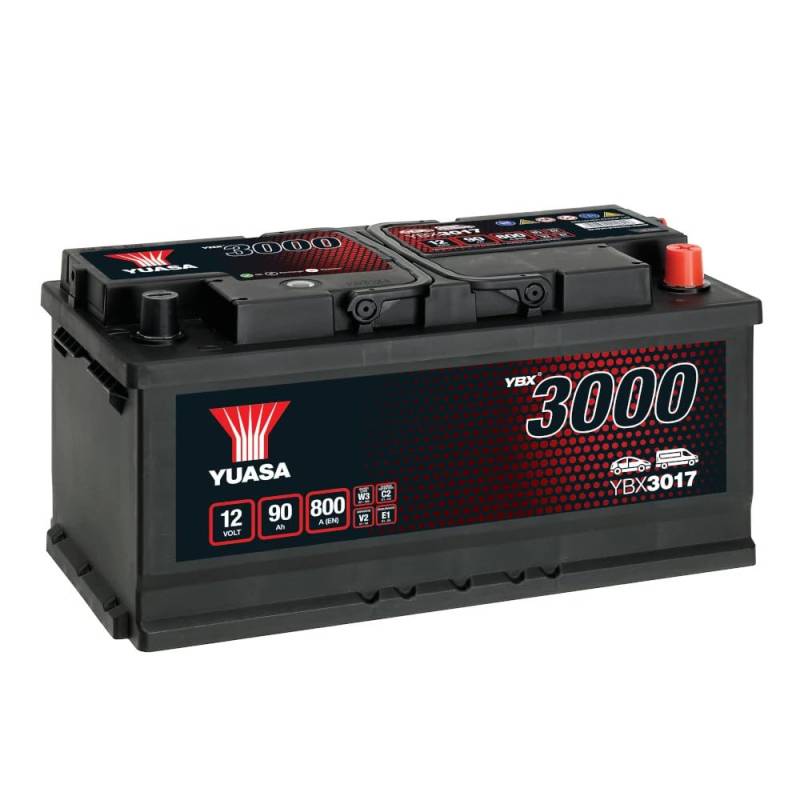 Yuasa YBX3017 SMF-Akku, 12 V, 90 Ah, 800 A von Yuasa