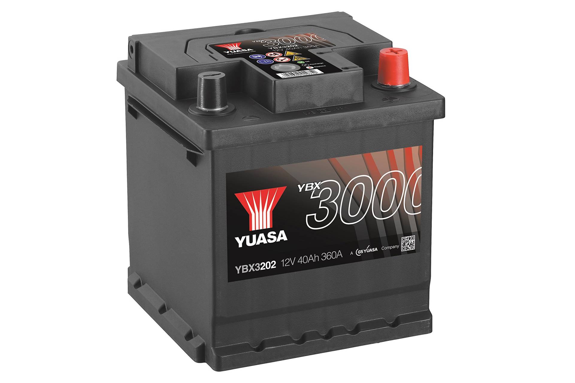 Yuasa YBX3202 SMF-Batterie, 12 V, 42 Ah, 390 A von Yuasa