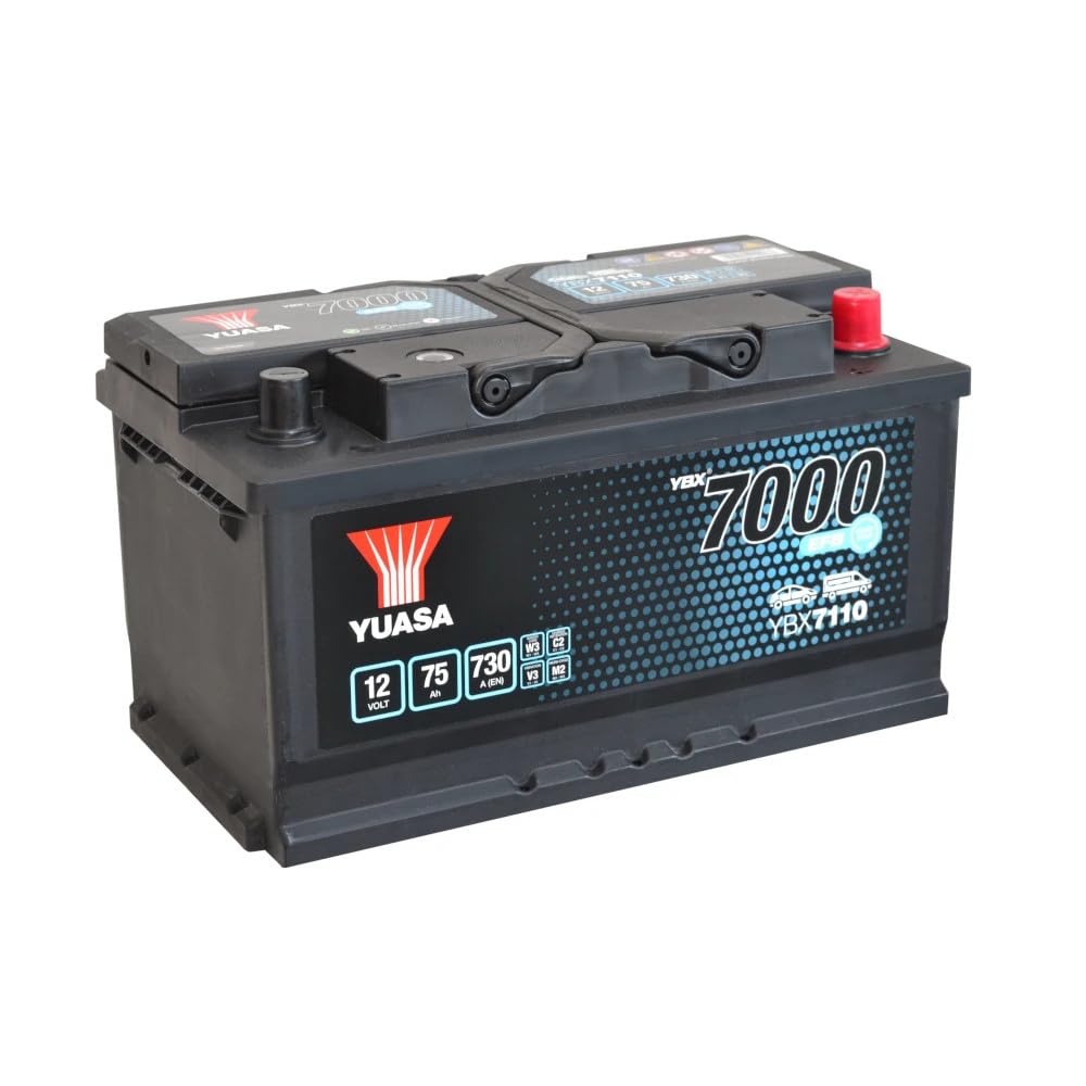 Yuasa YBX7110 12V 75Ah 730CCA EFB wartungsfreie Start-Stopp-Batterie von Yuasa