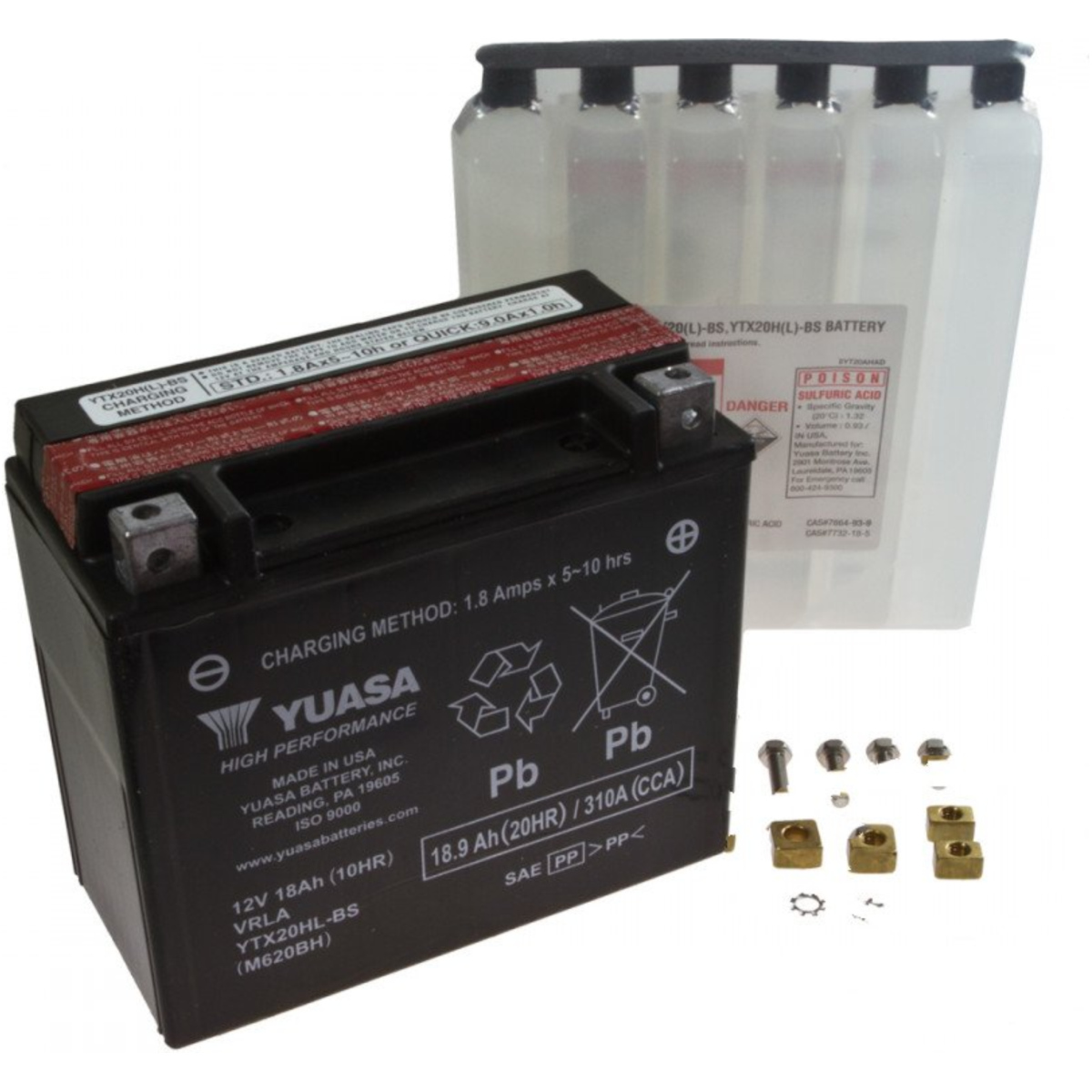 Yuasa ytx20hl-bs usa(cp) motorradbatterie ytx20hl-bs von Yuasa