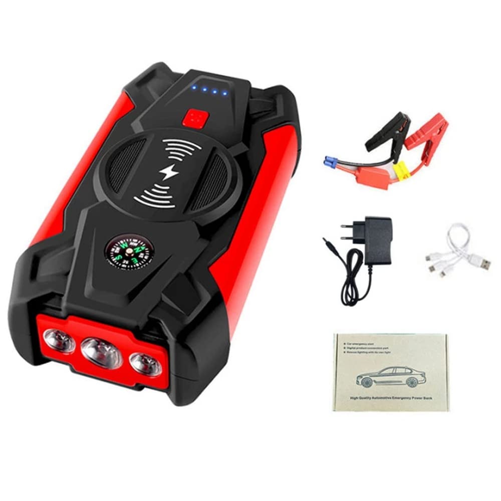 Yuattory 39800 MAh Auto Start Hilfe Energien Bank Tragbares Auto Batterie Zusatz LadegeräT 12 V Auto Not Start Beleuchtung EU Stecker von Yuattory