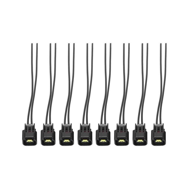 Yuattory 8 STÜCKE ZüNdung Spule Stecker Kabel Baugruppe für Artikelnummer:DJ7022Y-2.3-21 F250 E150 von Yuattory