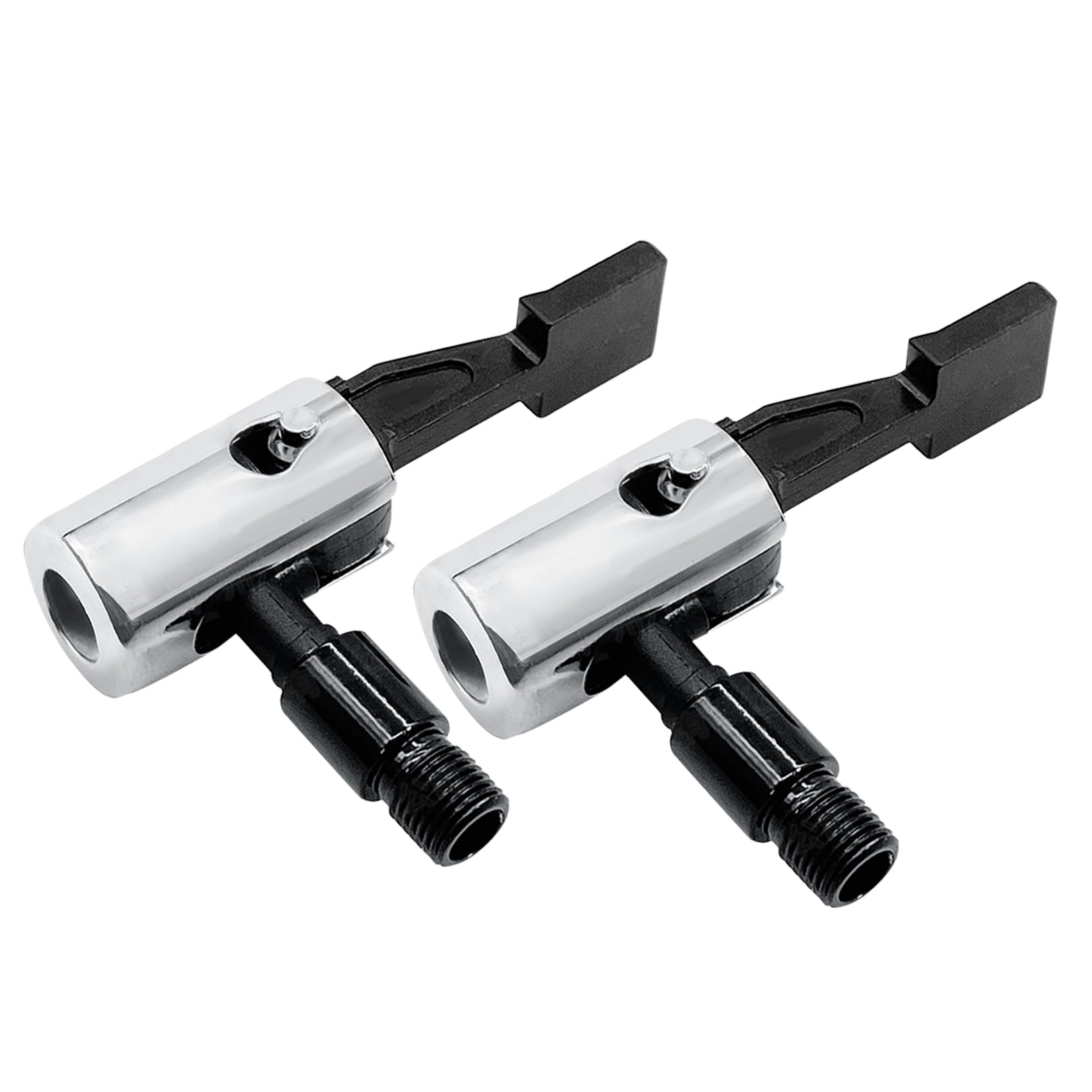 2 Stück Autoventil Adapter, Reifenventil Adapter mit Autoventil Hebelstecker, Luftpumpe Adapter, 8mm Auto Luftpumpen Clip Ventiladapter, Ventilverlängerungshebel Autoventil-Set für Auto und Fahrrad von YueJieSelected