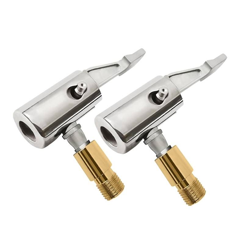 2 Stück Autoventil Adapter,Autoventil Hebelstecker Air Chucks,Easy Tragbarer Ventil Verlängerung Hebelstecker ,Ventilverlängerung E Scooter,Luftpumpen Clip für Bicycle Auto Reifenfüller Anschluss von YueJieSelected