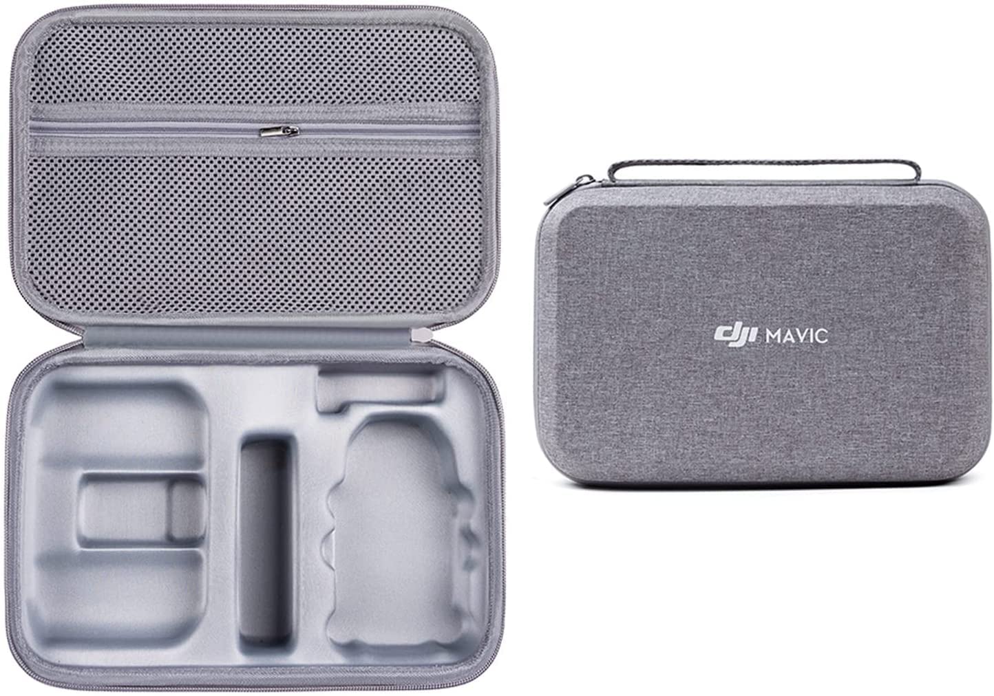 YueLi Mavic Mini 2 Tragetasche, wasserdichte Handtasche, tragbare Tasche, Drohnenkörper, Handtasche, grau, kompakte Box für DJI Mavic Mini 2 Drohnenzubehör, grau, Kompakt von YueLi