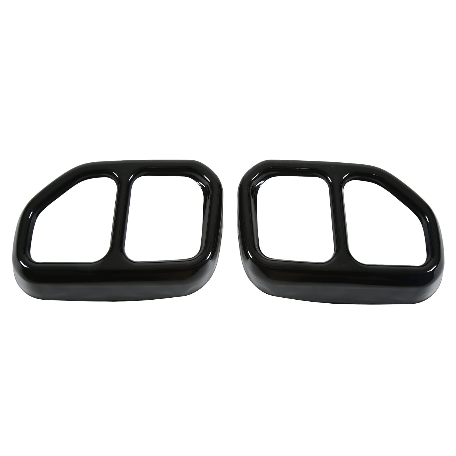 2 Stück glänzend schwarz Auto Schwanz Auspuffrohr Abdeckung Trim Edelstahl Außen Zubehör Ersatz für X3 X4 SUV 2 Stück glänzend schwarz Auto Schwanz Auspuffrohr Abdeckung Trim Edelstahl Außen Zubehör Ersatz für X3 X4 SUV von Yuecoom