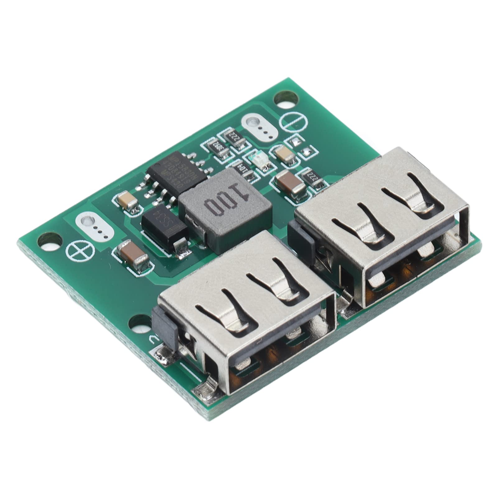 Buck Converter, DC zu DC Dual USB Output 9V 12V 24V zu 5,2V 3A Ladereglermodul von Yuecoom