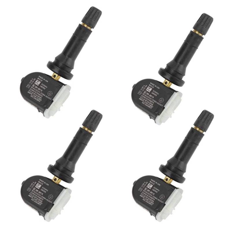 Reifendrucksensor, schwarz ABS Reifendruckkontrollsystem für F-150 MUSTANG EDGE F2GZ-1A189-A(4 Pcs) von Yuecoom