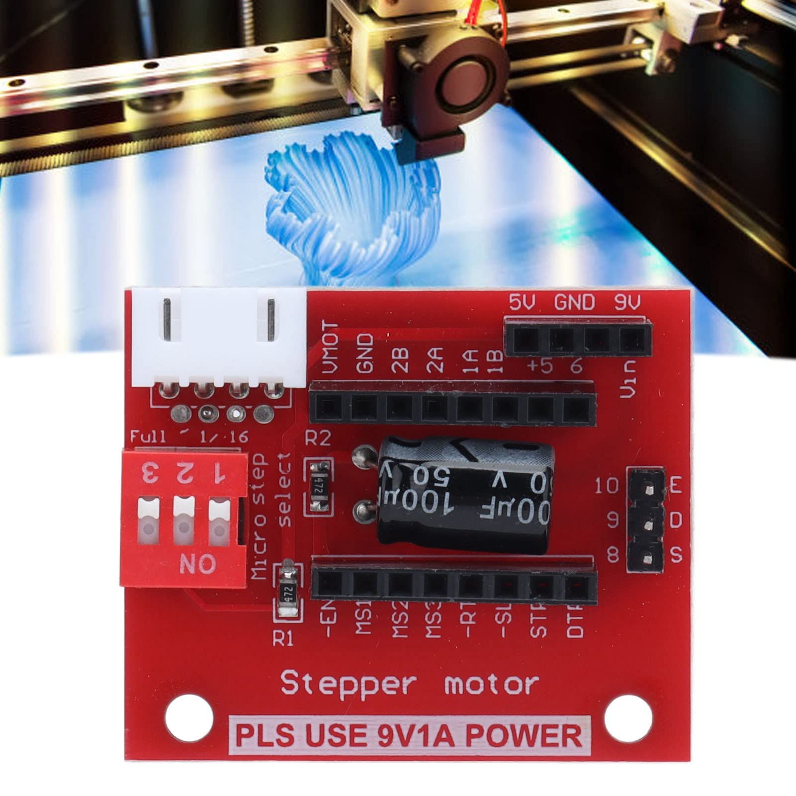 Schrittmotor-Steuerungserweiterungsplatine, für A4988 DRV8825 3D-Druckertreiber-Steuerungsplatinen von Yuecoom