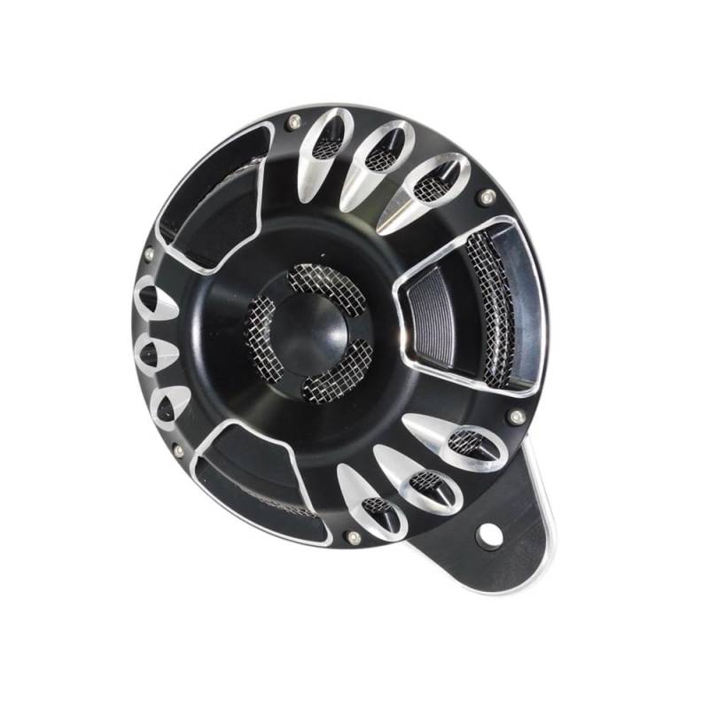 Für Touring Für Electra Für Glide Für FLHR Für FLHX 91-17 Für Sportster 2007-2018 Motorrad Horn Lautsprecher Abdeckung Hörner Montage Hupen Tröte von Yuegtik