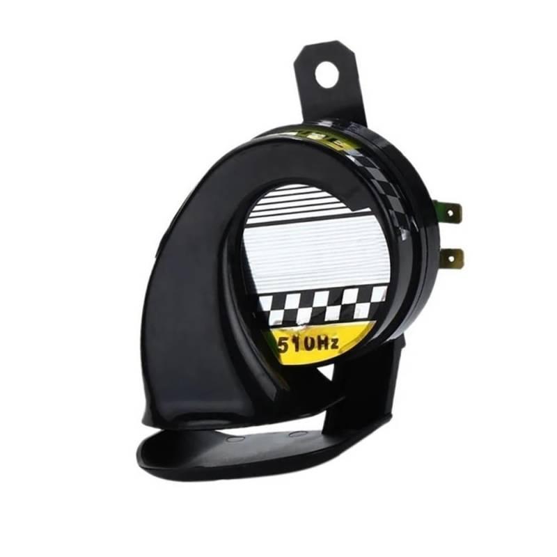 Motorrad 130dB Horn Laut 510Hz Runde Laute Horn Lautsprecher Für 12V Für Auto Für Lkw Für Motorrad Hupen Tröte von Yuegtik