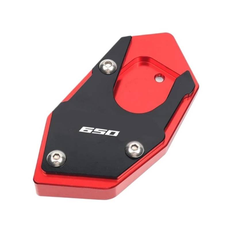 Seitenständer Platte Für CBR650R Für CB650R Für CBR650F Für CB650F Motorrad CNC Kickstand Fuß Seite Stehen Verlängerung Pad Unterstützung Platte Vergrößern Stehen von Yuegtik