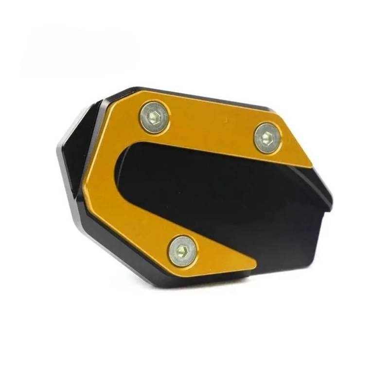 Seitenständer Platte Für MT-03 Für MT-25 Für MT03 Für MT25 Für YZF-R3 Für YZF-R25 Für YZF R3 R25 Motorrad Kickstand Fuß Seiten Ständer Verlängerung Pad Stützplatte von Yuegtik