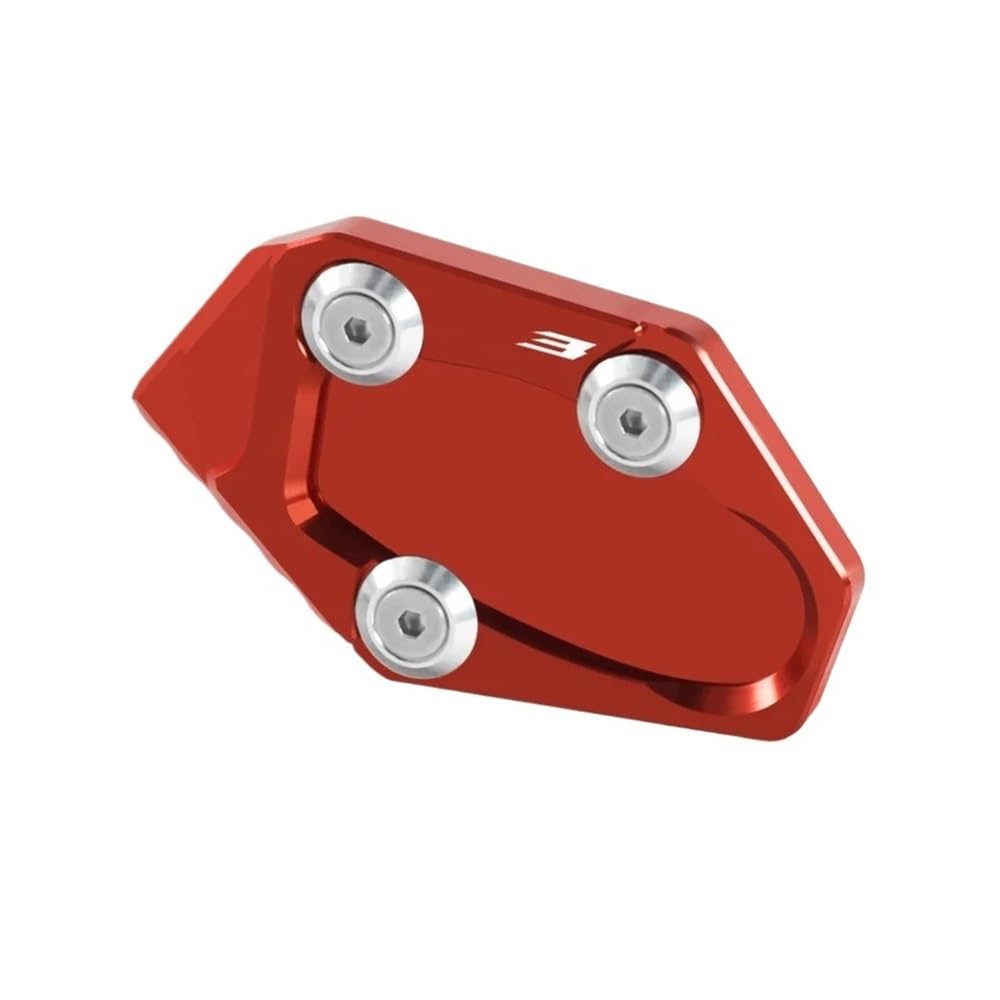 Seitenständer Platte Für MT-03 Für YZF-R3 Für Mt-03 Für YZF R3 Motorrad Unterstützung Fuß Verlängerung Pad Basis Zubehör Kickstand Seitenständer Vergrößerer Stützplatte von Yuegtik