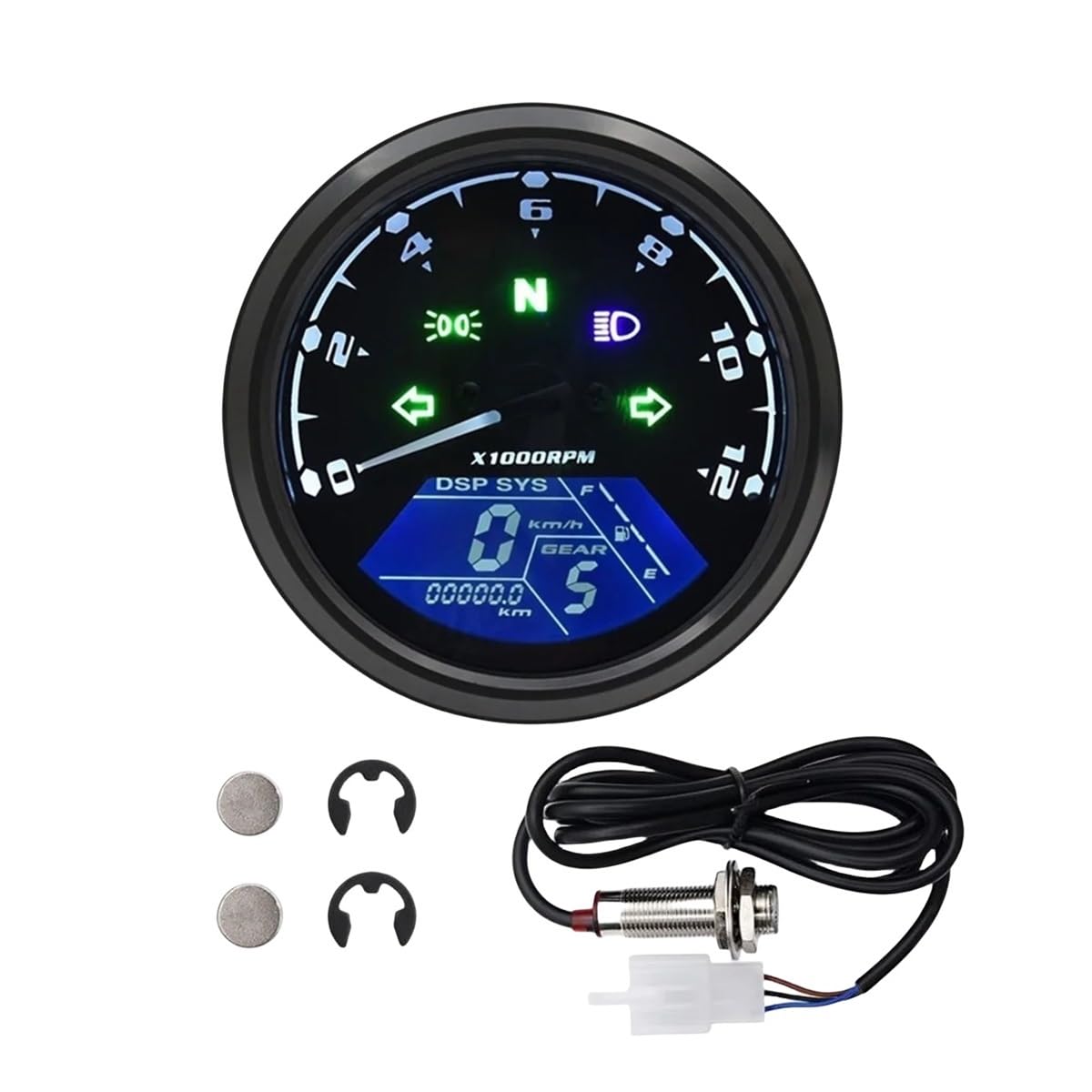 Universal Motorrad 12000RMP -computer-geschwindigkeitsmesser-grüne Tachometer 1-4 Zylinder Motorrad Gauge Motorrad Digital Dash Tachometer Digital Universal Motorrad 12000RMP -computer-geschwindigkeitsmesser-grüne Tachometer 1-4 Zylinder Motorrad Gauge Motorrad Digital Dash Tachometer Digital von Yuegtik