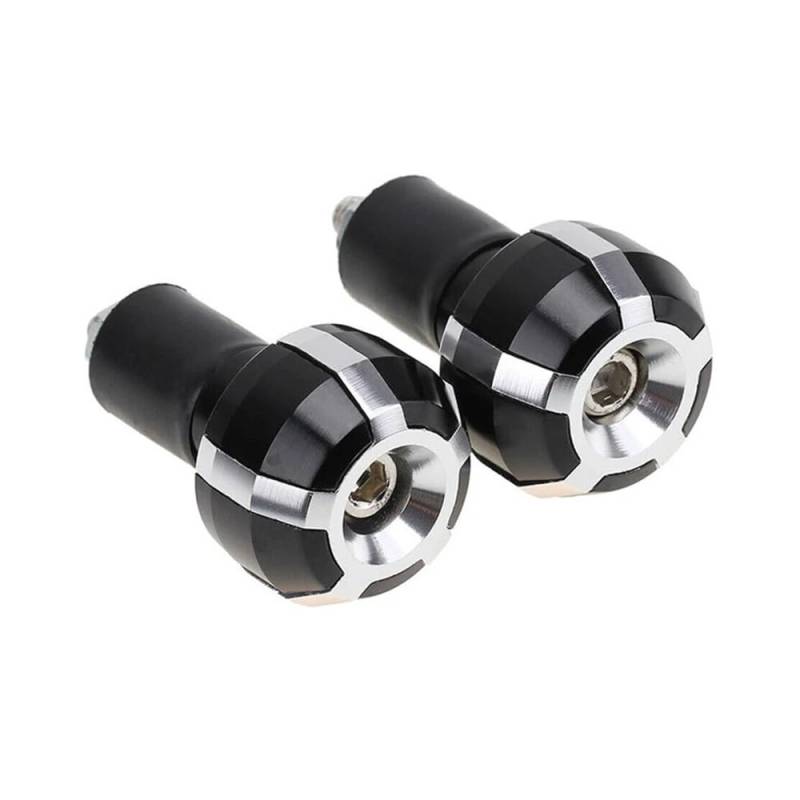 Yuegtik 7/8" 22mm Motorrad-Lenkergriffe End-Lenkergriffe Endkappe Lenkerstopfen von Yuegtik