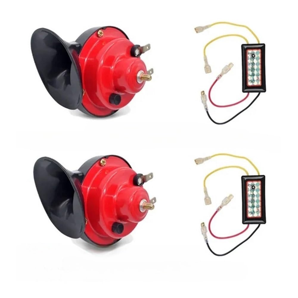 Yuegtik Für 12V Für Motorräder Für Auto Für Boot Motorräder Horn Automotive Horn 410hz + 510hz Lautsprecher Lauter Sound Lautsprecher Hupen Tröte von Yuegtik