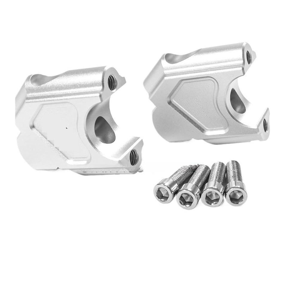 Yuegtik Für F800GT Für F 800 GT Für F800GS Für F 800 GS Für ADV Motorrad Lenker Riser Drag Griff Bar Clamp Verlängern Adapter Riser Klemmhalterung von Yuegtik