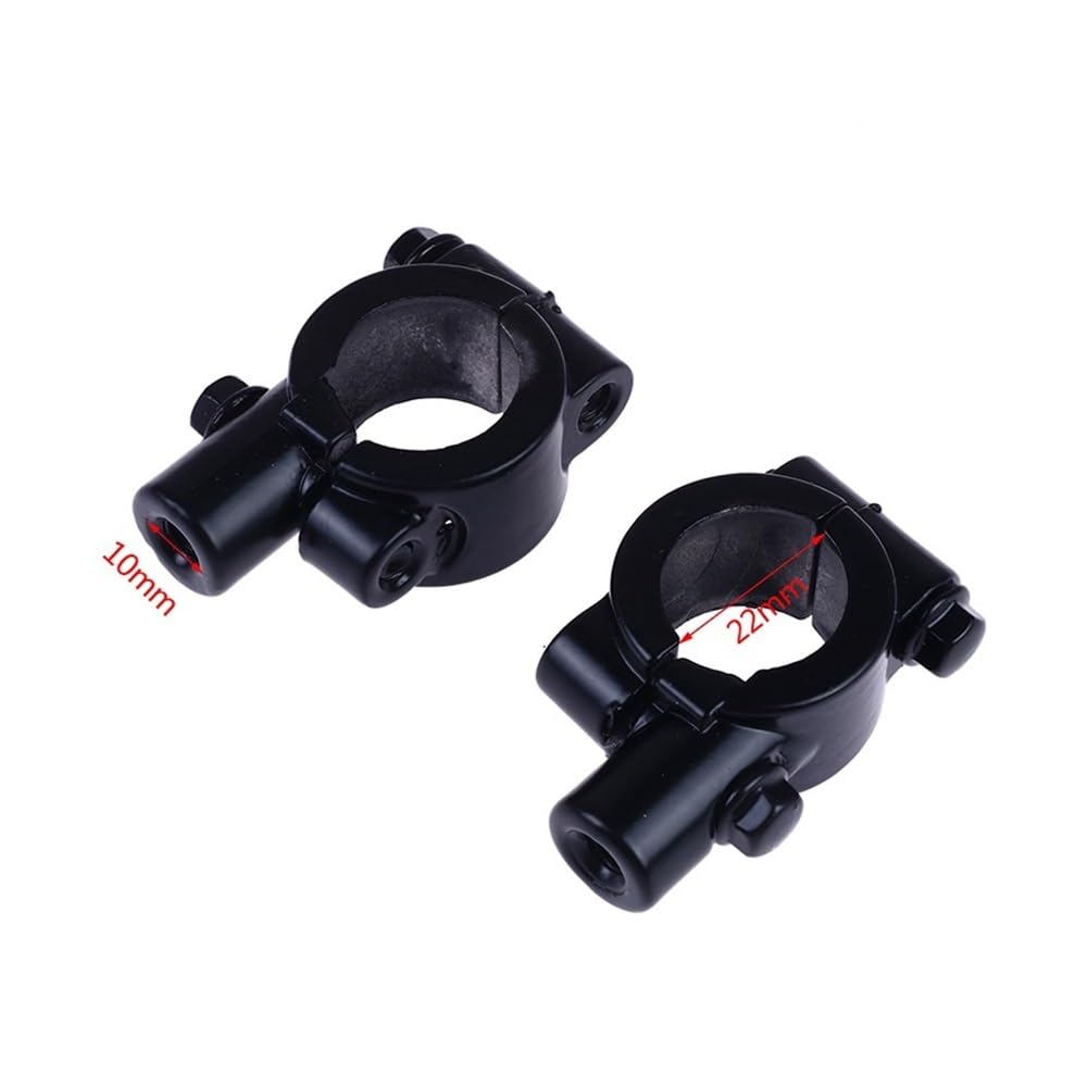 Yuegtik Universal Lenkergewinde Motorrad Spiegelhalterung Klemme Rückspiegel Halter Adapter Riser Klemmhalterung von Yuegtik