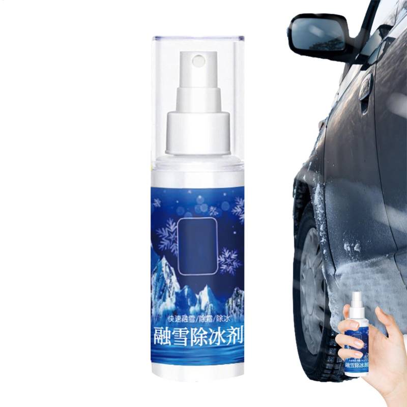 Yuemeuy Windschutzscheiben-Entungsspray, Entungsspray für die Windschutzscheibe eines Autos - Windschutzscheiben-Anti-Spray 100 ml | Winter-Autozubehör, Schneeentferner für Autos, Schneereiniger für von Yuemeuy