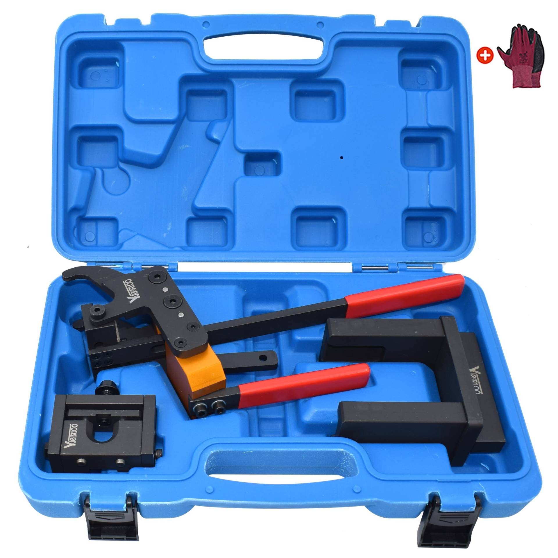 Yuesstloo Ventildruckfeder Installer Entferner Werkzeug Zange Kit Kompatibel mit BMW B38 B48 B58 Motoren Heavy Duty Stahl Ventil Schieber Fixing Tool mit Handschuhen von Yuesstloo