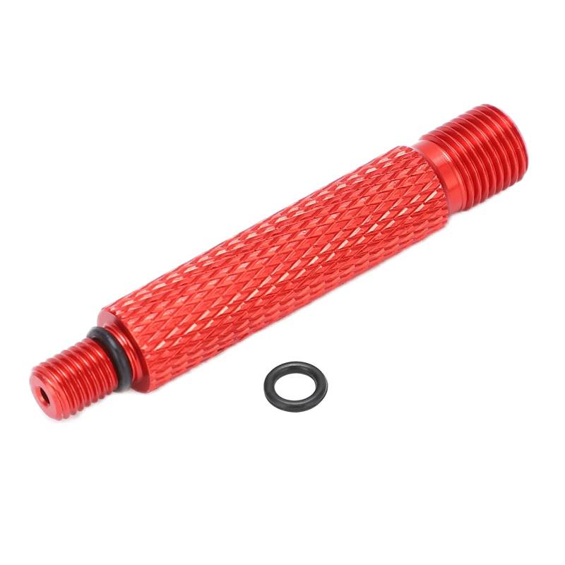 40MM Fahrradventilverlängerung, Adapterverlängerungsrohr Fahrradschlauchventilverlängerung für Fahrrad-Elektro-Skateboards (Rot) von Yuezhongoo