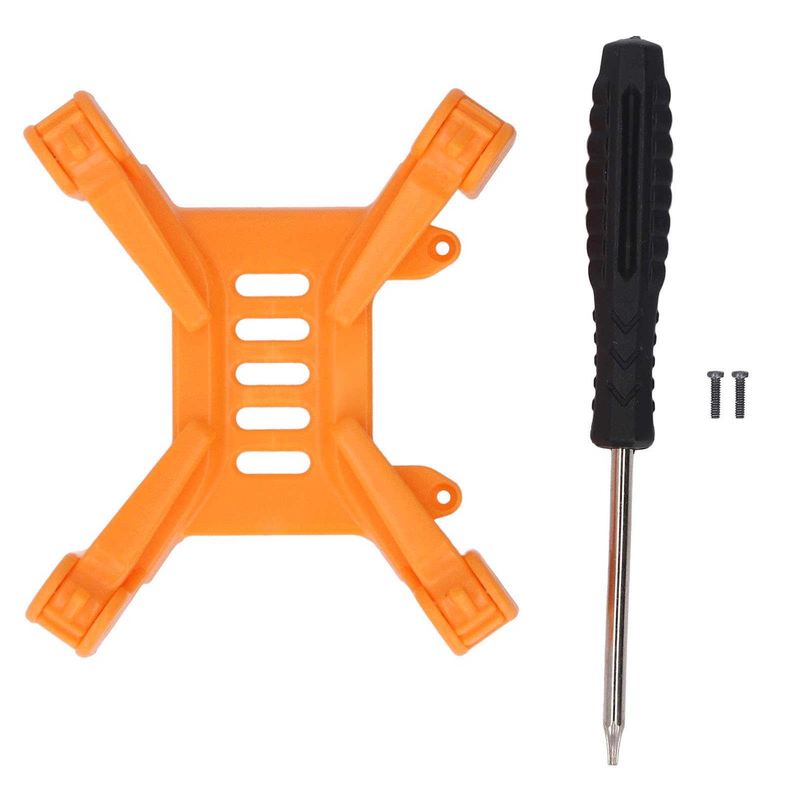 Drohnen-Fahrwerk, leicht, stabil, faltbar, verlängerte Landebeine für AVATA2-Drohnenzubehör (Orange) von Yuezhongoo