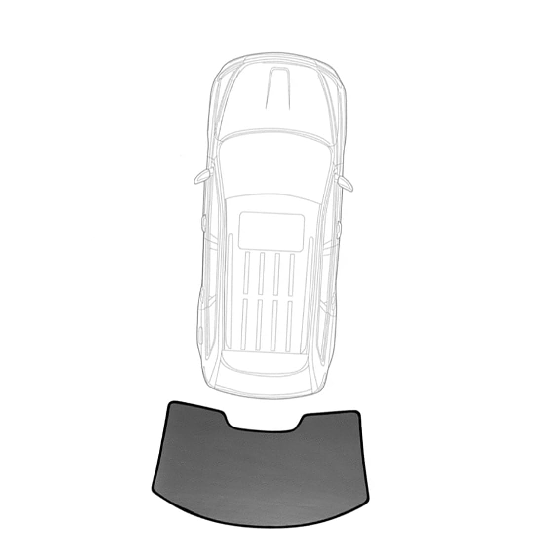 Sonnenschutz für Autofenster Vorne und Hinten für Audi Q2 GA 2017-2023,4 Seitenfenster/Heckklappe,individueller Magnetischer Sonnenschutz,Back Windshield von YujieNB