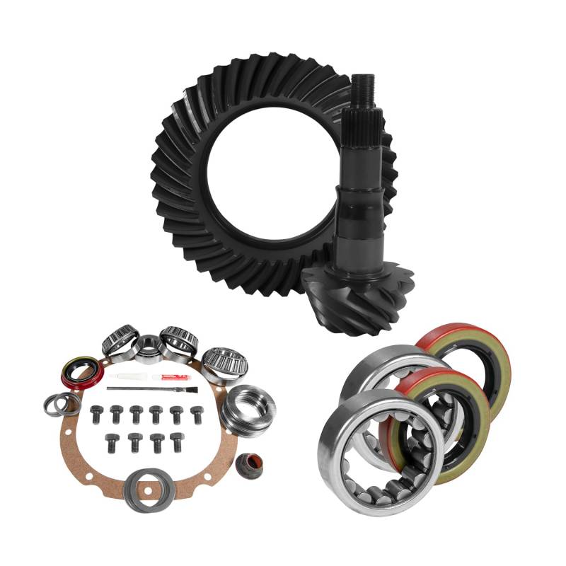 22,4 cm Ford 3,55 Hinterring und Ritzel, Montagesatz, 6,4 cm OD Achslager und Dichtungen von Yukon Gear & Axle