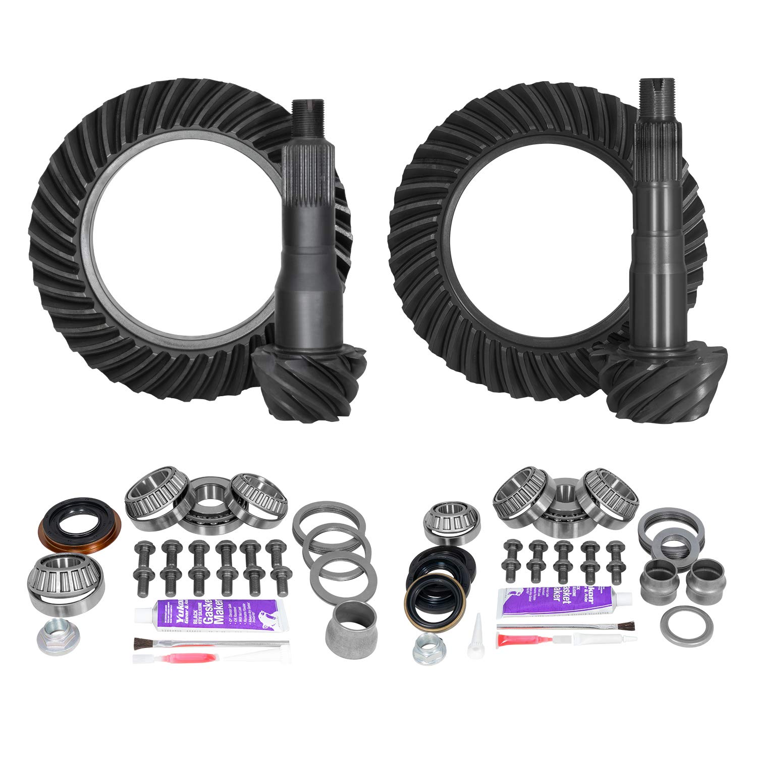 Yukon Gear & Axle YGKT003-488 Ring- und Ritzelgetriebe-Set, vorne und hinten, mit Montagesätzen, Toyota 8.75/8IFS von Yukon Gear & Axle