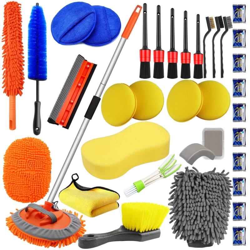 Yumzeco 36PCS Auto Reinigung Pinsel Set von Yumzeco