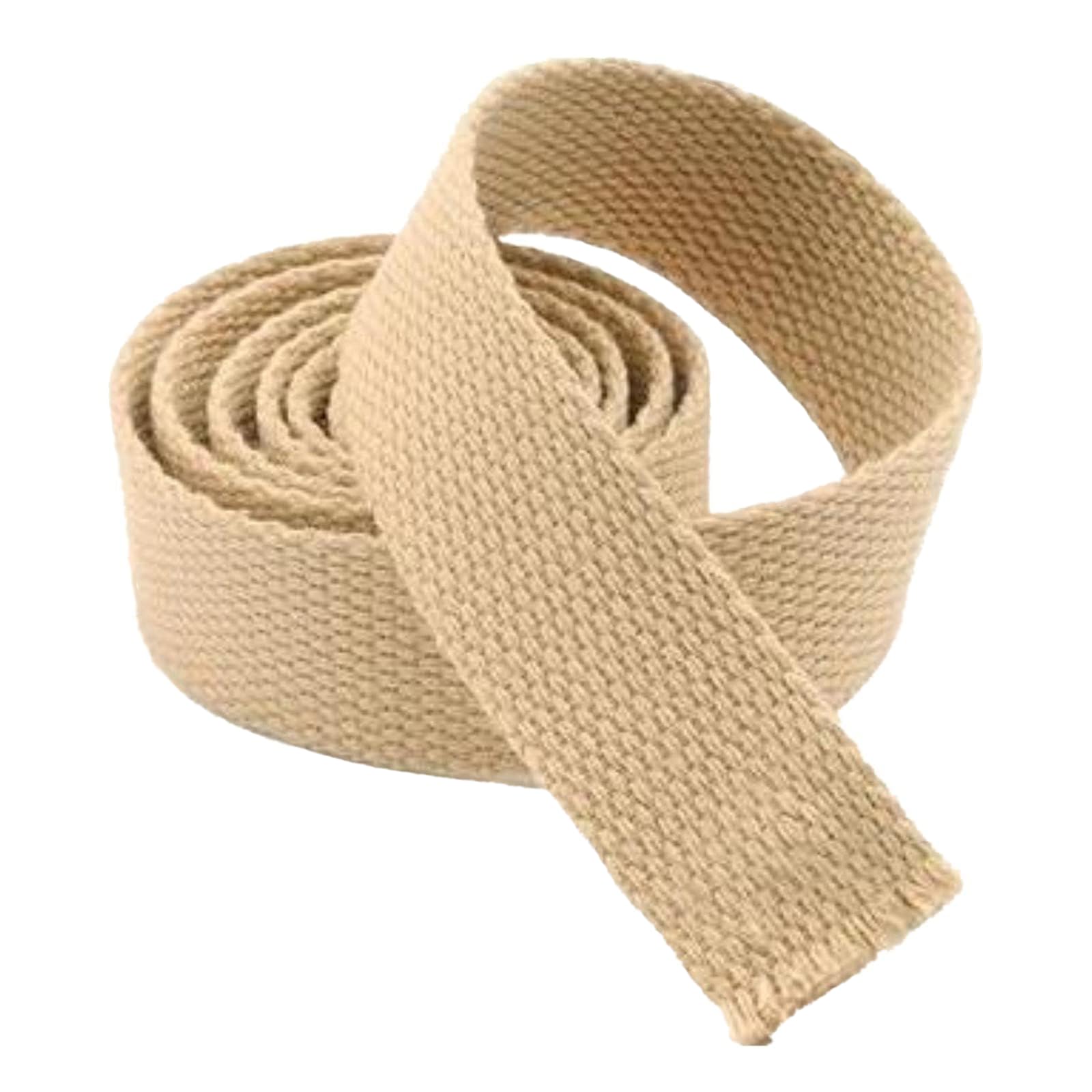 YunYunStrap Gurtband 20mm 25mm 38mm 50mm Baumwolle Gurtband für Taschen, Nähen, Griffe, Haustierhalsbänder, Heimwerkerhandwerk, 9,1 m/Lot von YunYunStrap