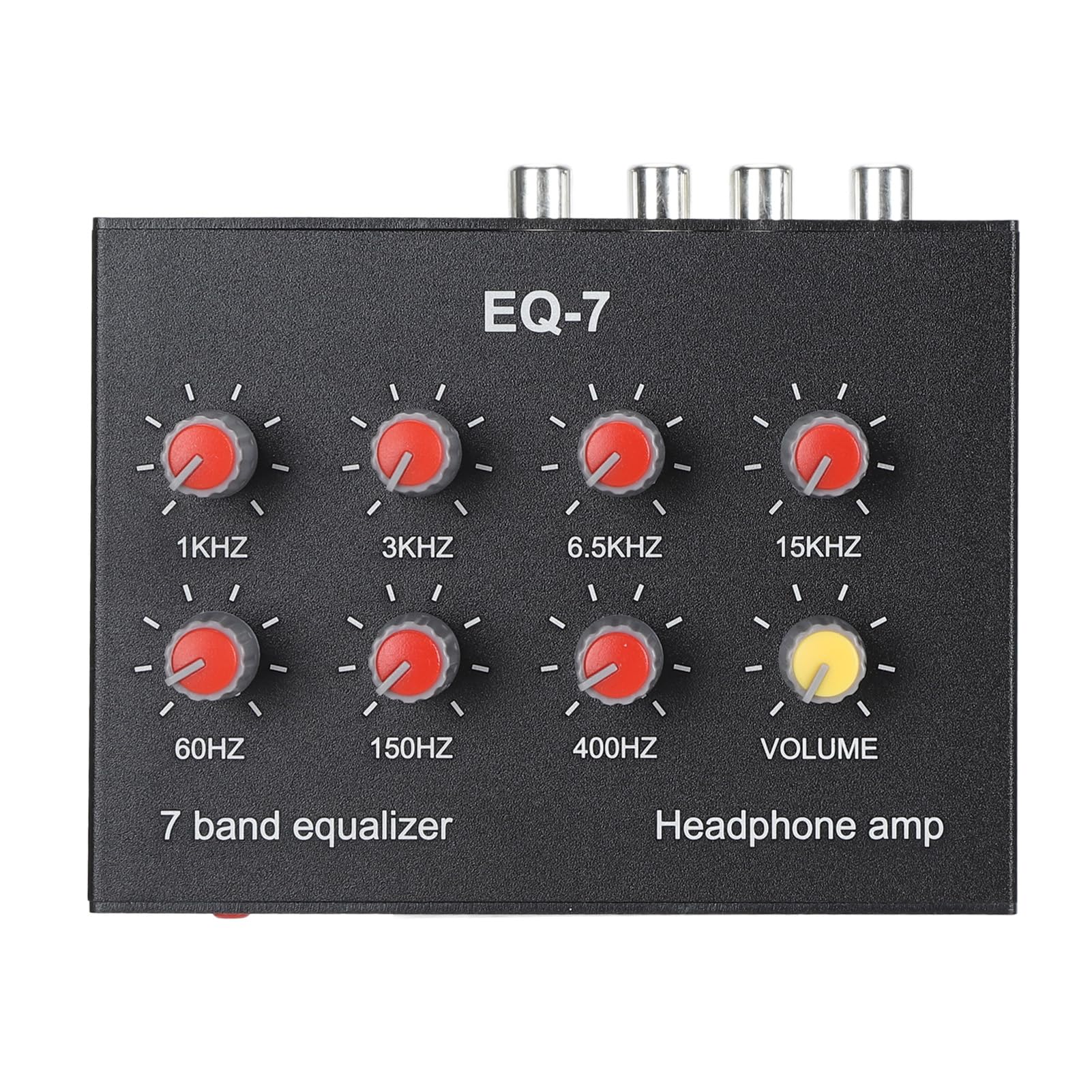 Yunseity 7-Band-Auto-Audio-Equalizer, ± 12 DB Einstellbarer 7-Band-Autoverstärker-Grafik-Equalizer, Mehrere Schnittstellen Unterstützen Band-Sound-Equalizer für Boot, Wohnmobil, von Yunseity