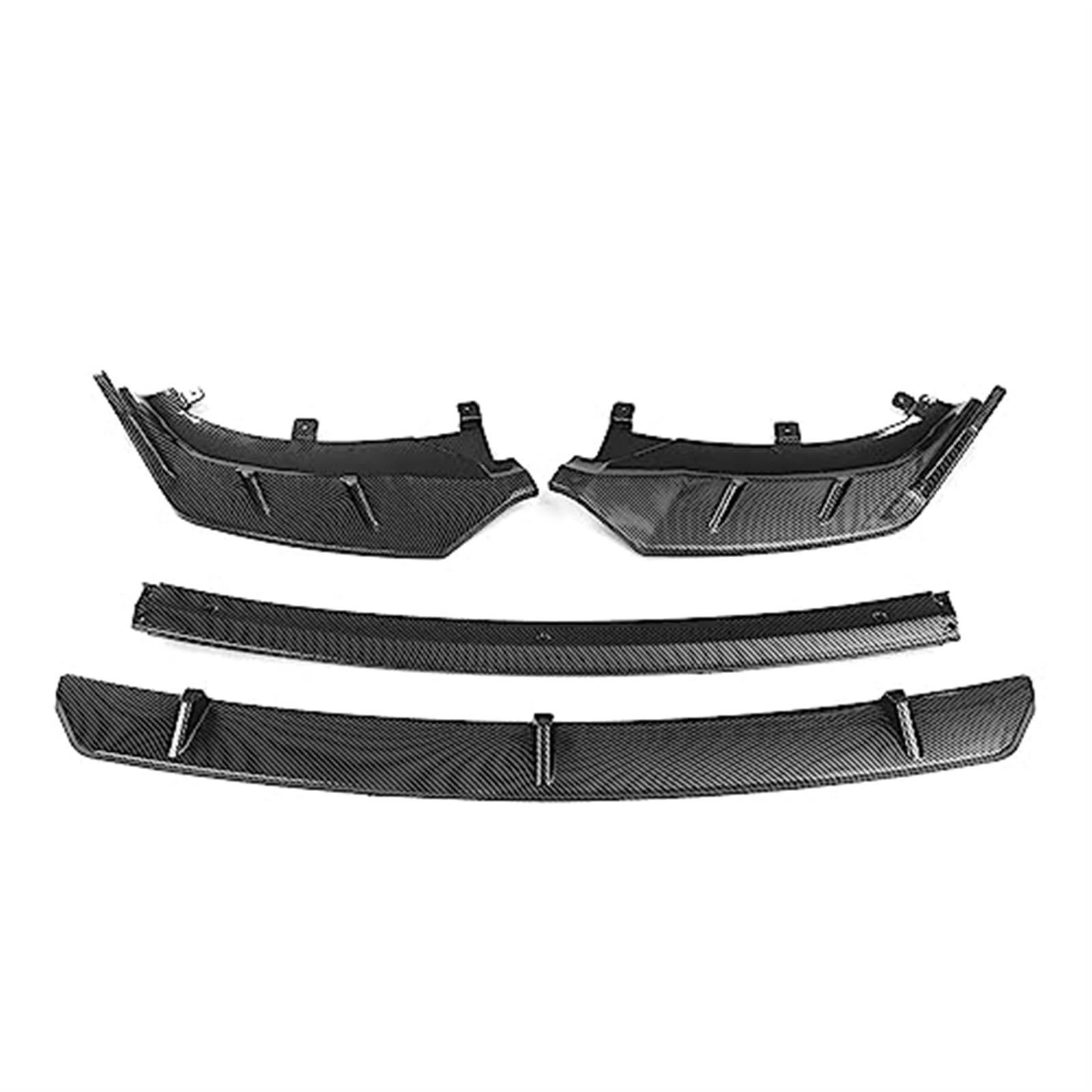 Auto-Frontlippenspoiler, Yurefax 4 Stück Auto-Frontstoßstangen-Splitter-Lippendiffusor-Spoiler-Abdeckungsschutz, for, X3 G01 X4 G02 Ix3 G08 2021–2022 Frontspoiler von Yurefax