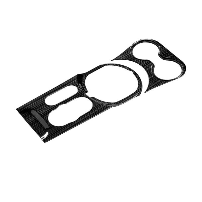 Auto-Schalthebelverkleidungsabdeckung, Dekorationsabdeckung for den zentralen Schalthebel, for BMW, for Mini, Cooper Clubman F54, Auto-Umrüstzubehör Interieurleisten(Black Brushed) von Yurefax