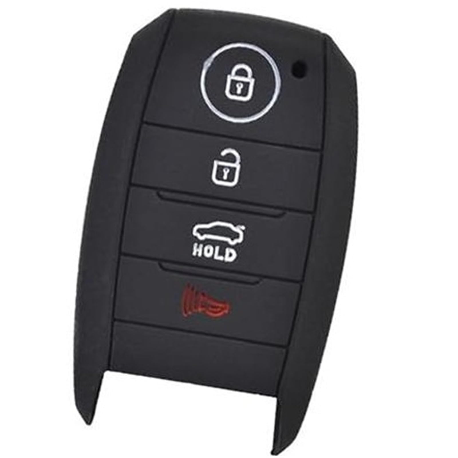 Schlüsselanhängertasche, Yurefax 4-Tasten-Autoschlüsselanhänger, for Kia, for Sorento, Optima Forte Koup Soul NIRO, Silikon-Fernbedienungshülle, Schutzhülle, Hauthalter-Schutz von Yurefax