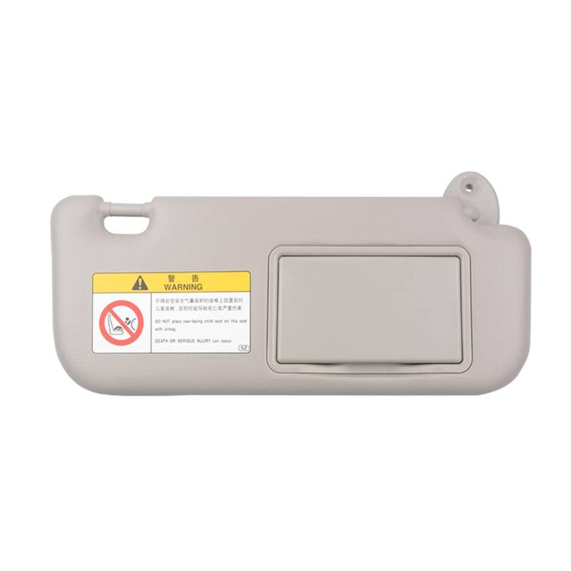 Sonnenblenden, Yurefax Auto-Sonnenblende mit Make-up-Spiegel, for Toyota, for Corolla E160 E170 2014 2015 2016 2017, 74320-02B20(Gray Right) von Yurefax