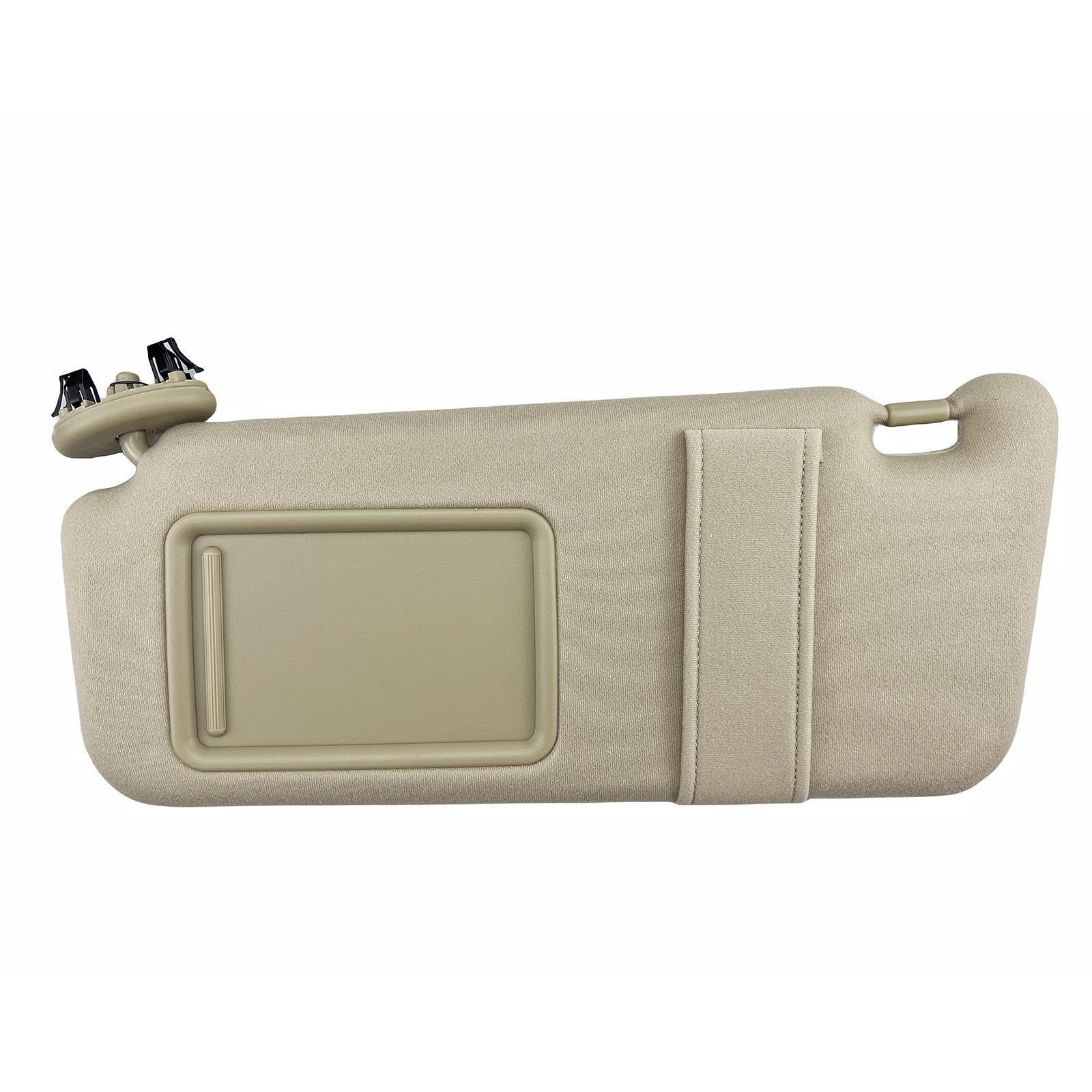 Sonnenblenden, Yurefax Sonnenblende mit Lichtern, kompatibel mit Toyota, Camry 2007–2011. Ersetzt 74320-06800-B0 74310-06770-B0(Beige Left) von Yurefax