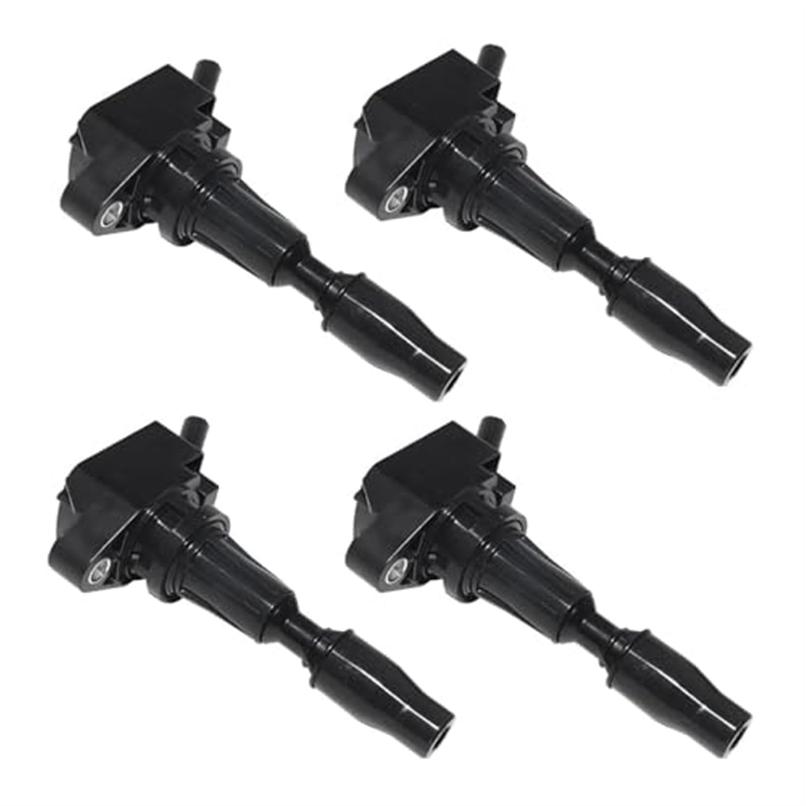 Spulenbaugruppe für Automotoren, Yurefax Zündspule Auto Auto Zündspule, for Hyundai, for Kia, for Genesis, Motorcode G4KH G4KJ G4KL 273002GGA0 Zündspulenpaket(BLACK 4pcs) von Yurefax