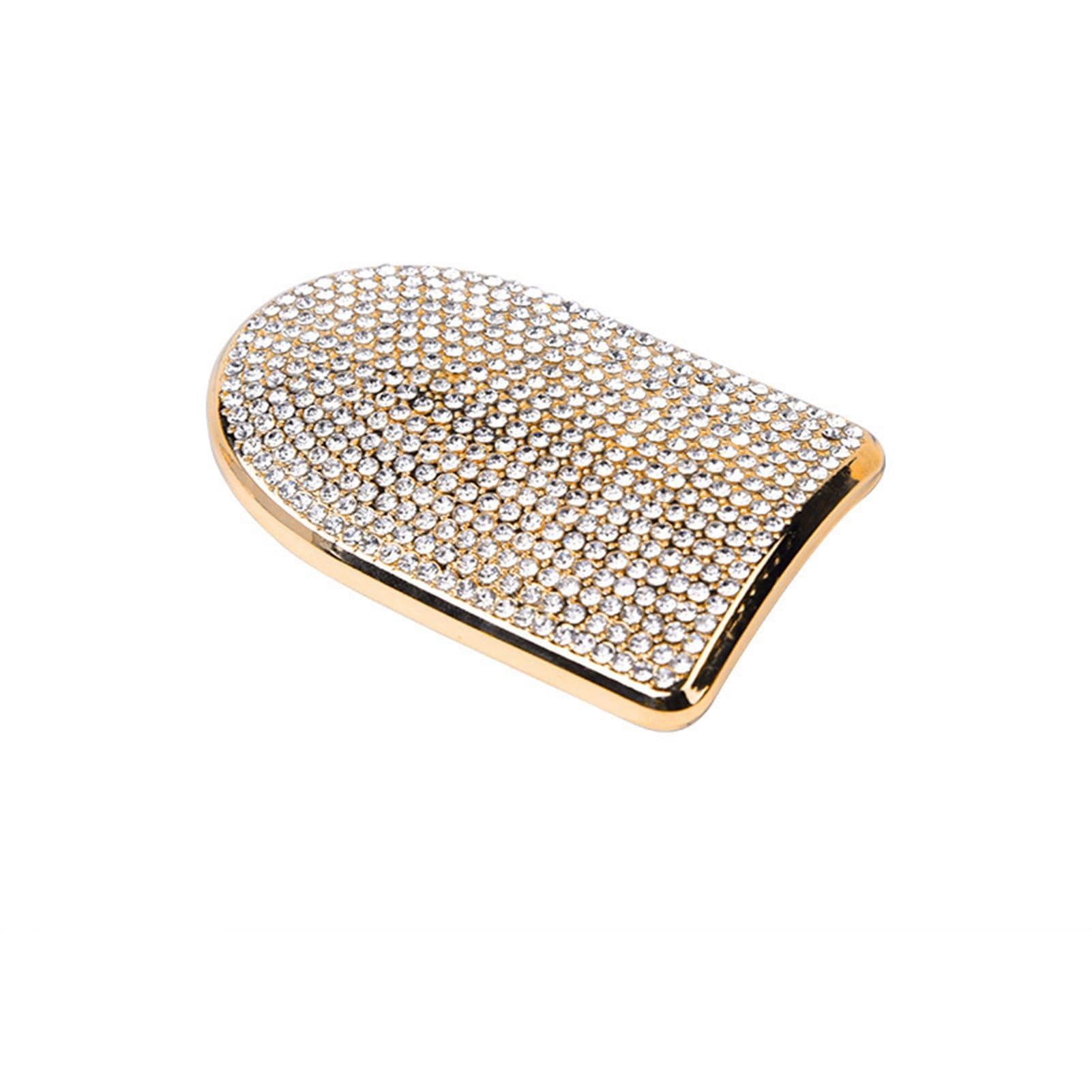 Strass-Dekorationsaufkleber for den Griff der Autoinnenausstattung im Schuttkasten, for BMW, for Mini, Coopers F54 F55 F56 F57 F60, Automodellierungszubehör Interieurleisten(F55 F56 Gold) von Yurefax