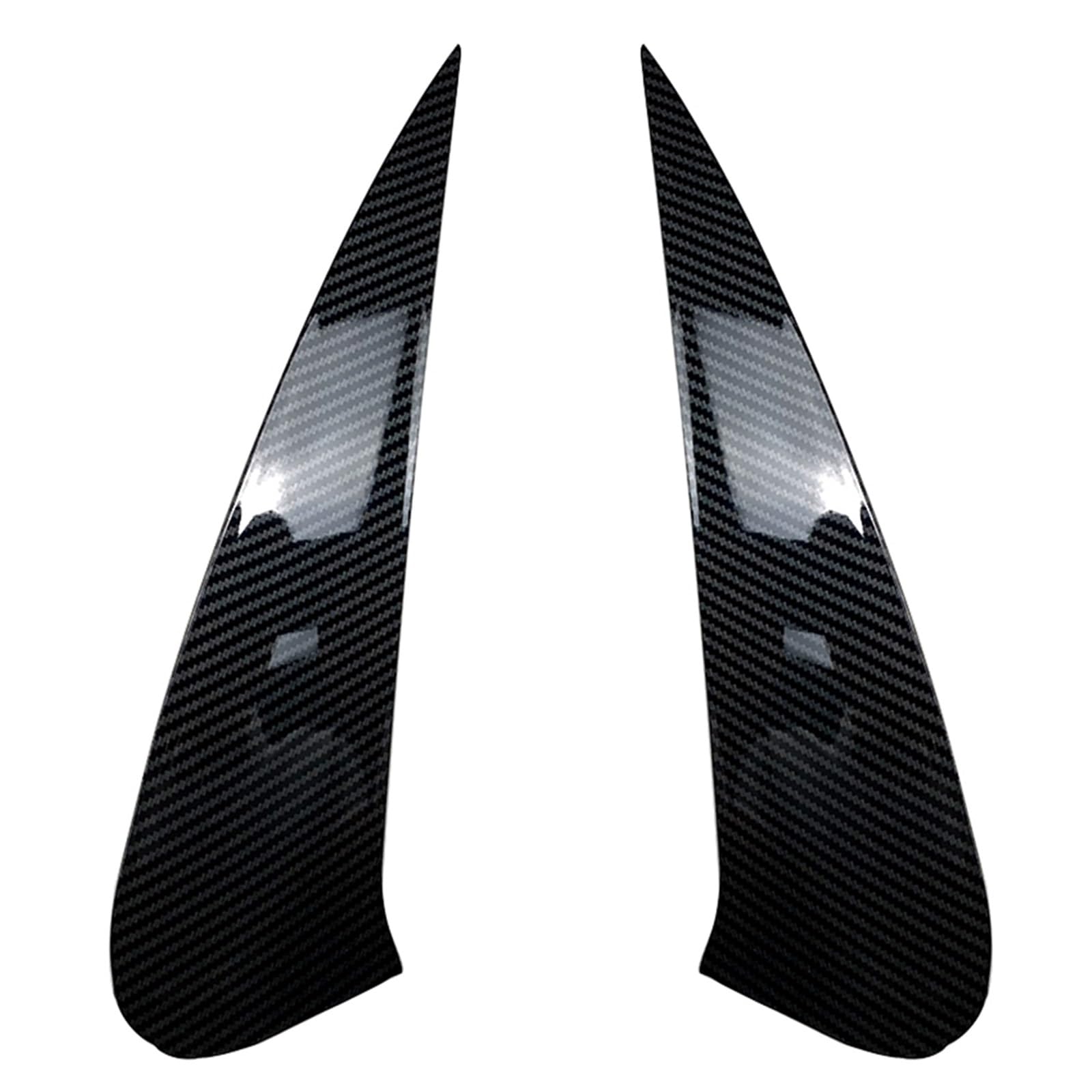 Yurefax, for Mercedes-Benz, GLE Coupe C167 2020+ GLE350 Heckstoßstange Seitliche Lüftungsschlitze Zierleiste Carbonfaser-Optik/Schwarz glänzend Autospoiler Splitter Wickelwinkelspoiler(Carbon Fiber L von Yurefax