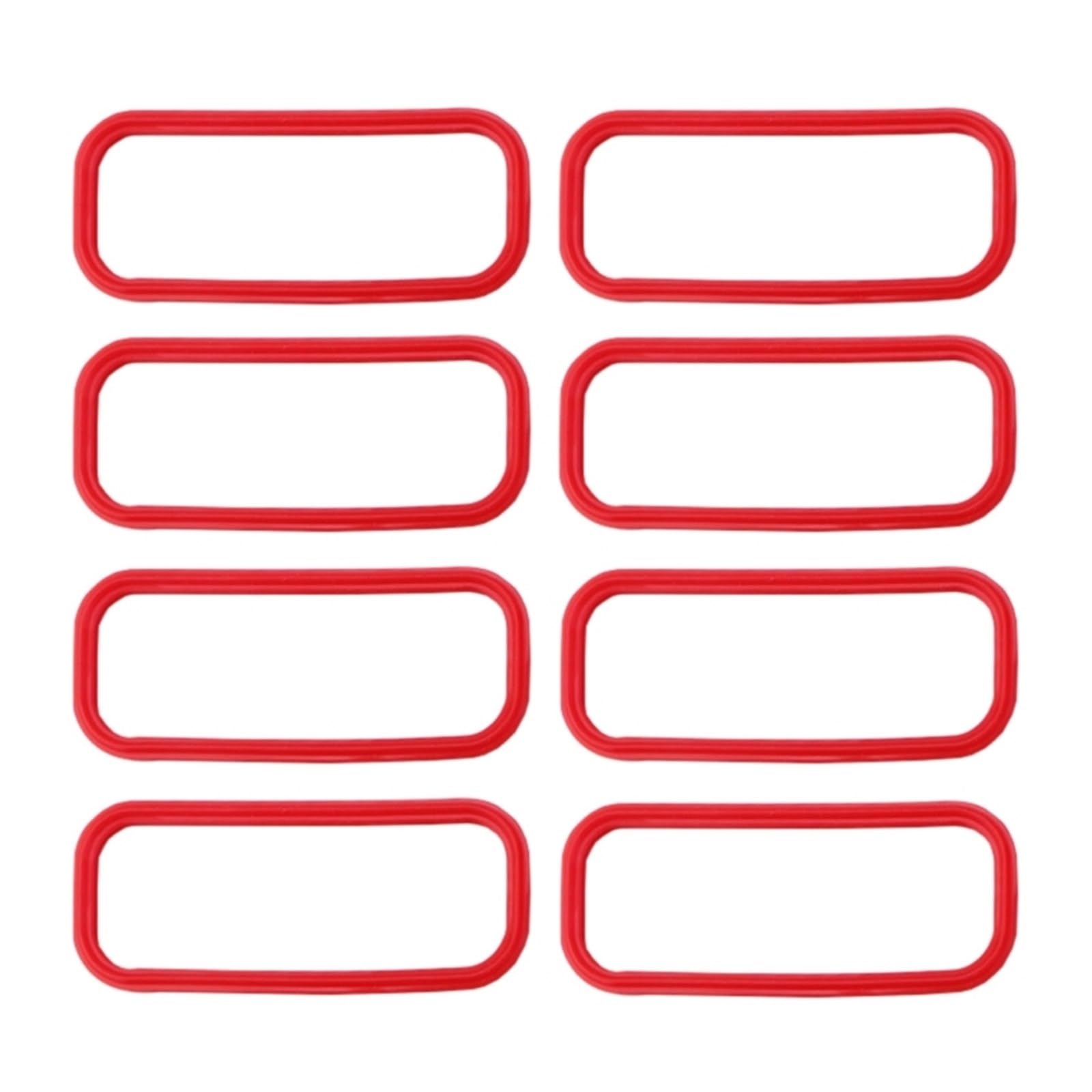 Yurefax 8-teiliger O-Ring-Dichtungssatz for die untere Dichtung des LS-Ansaugkrümmers LS1 LS6 Fast LSX, for Camaro, Corvette GTO Ansaugkrümmer Ansaugkrümmerdichtung für Kraftfahrzeuge von Yurefax