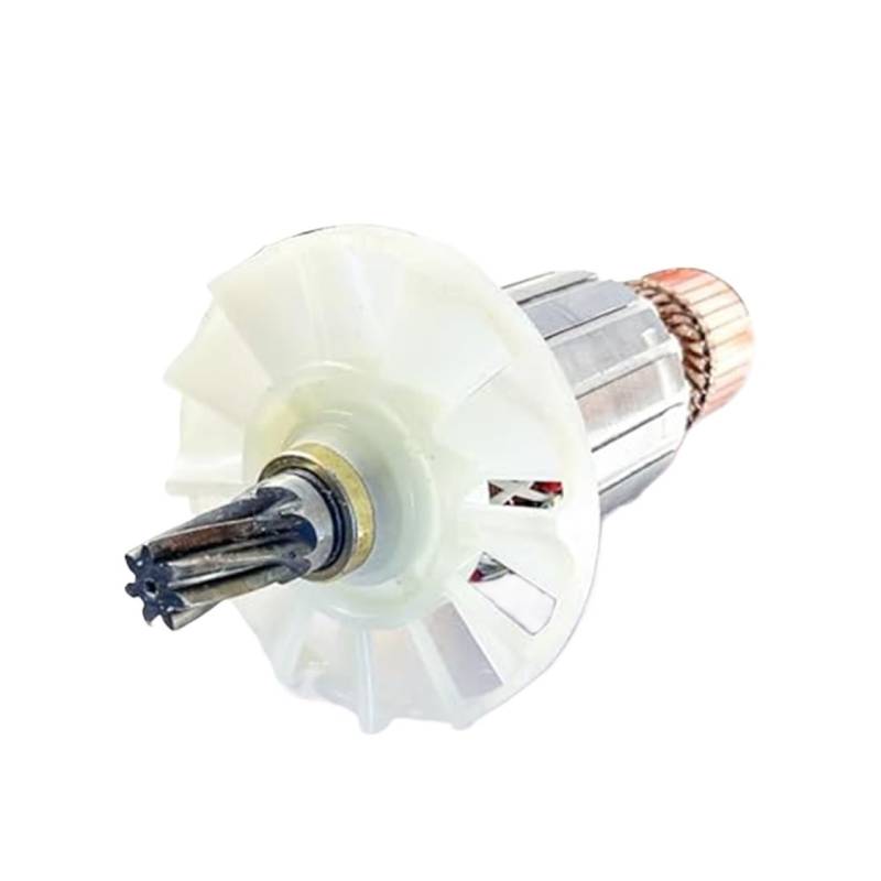 Yurefax AC220-240V Rotor, for Hitachi, PH65A PH-65A 85A 75A 95A Elektrische Spitzhacke Schlagbohrmaschine Anker Anker Zubehör 7 Zähne 9 Zähne Ersatzrotor für Gartenmaschinen(Black 9teeth) von Yurefax