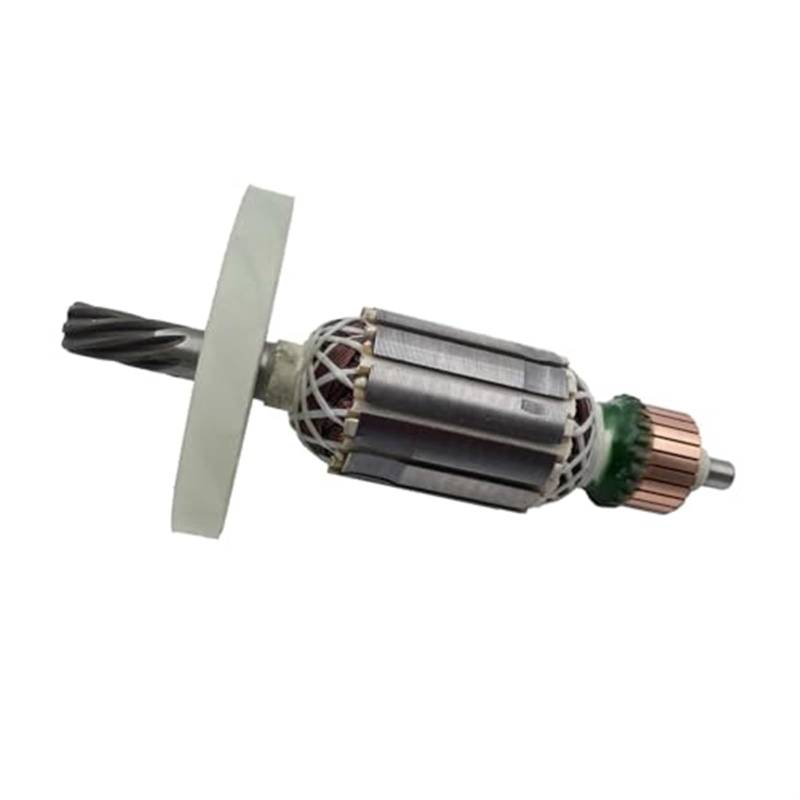 Yurefax AC220V-240V Anker Rotor Anker Ersatz, for makita, elektrische Bohrhammer HM0810 HM0810T 0810 Ersatzrotor für Gartenmaschinen(Black Armature) von Yurefax