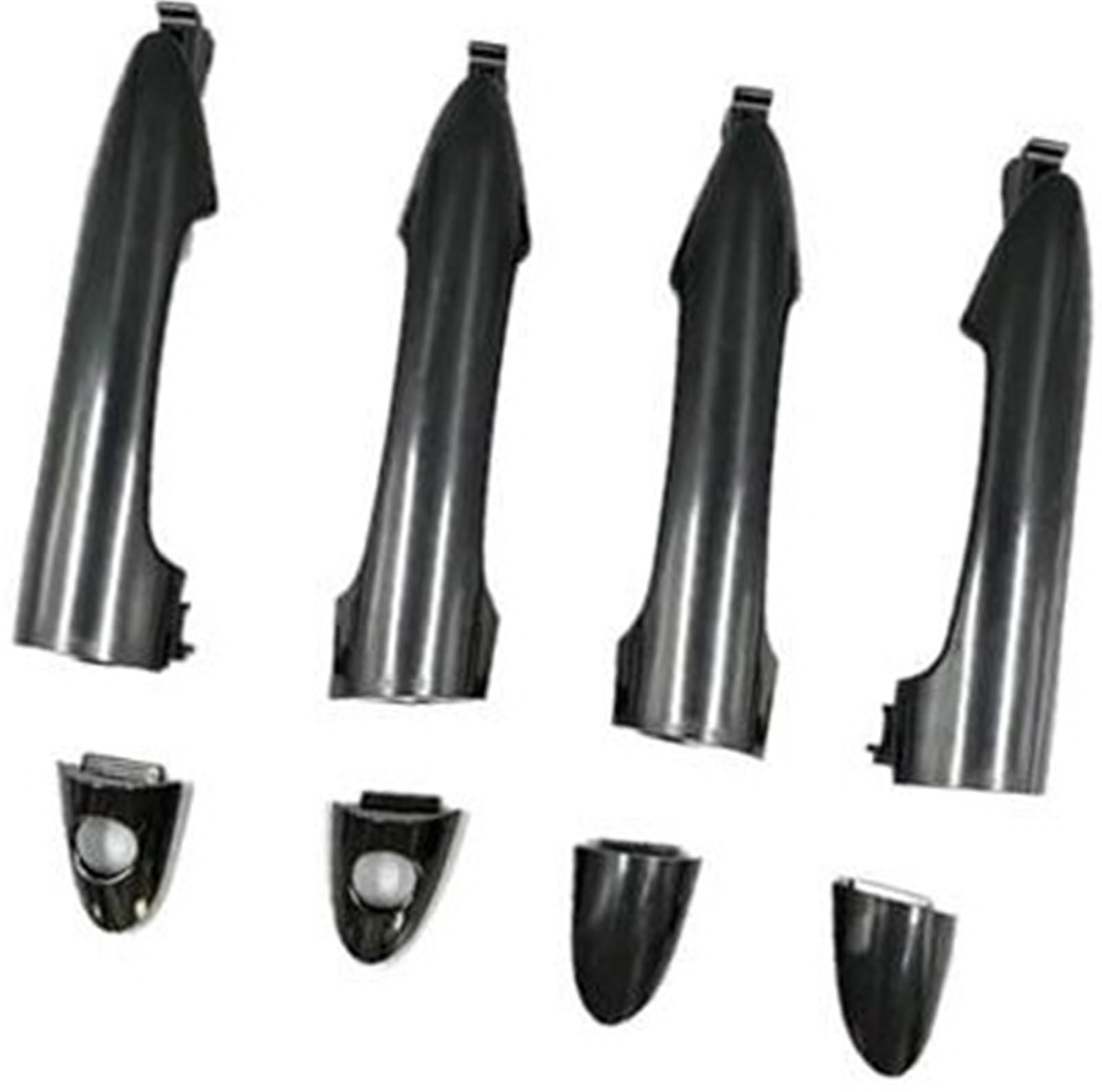 Yurefax Auto-Außentürgriff, for Kia, for Picanto 2011 2012 2013 2014 2015 2016 Hinten Vorne, for Hinten Außentürgriff Äußerer Türgriff Türgriffabdeckung(Black 1 Sets) von Yurefax