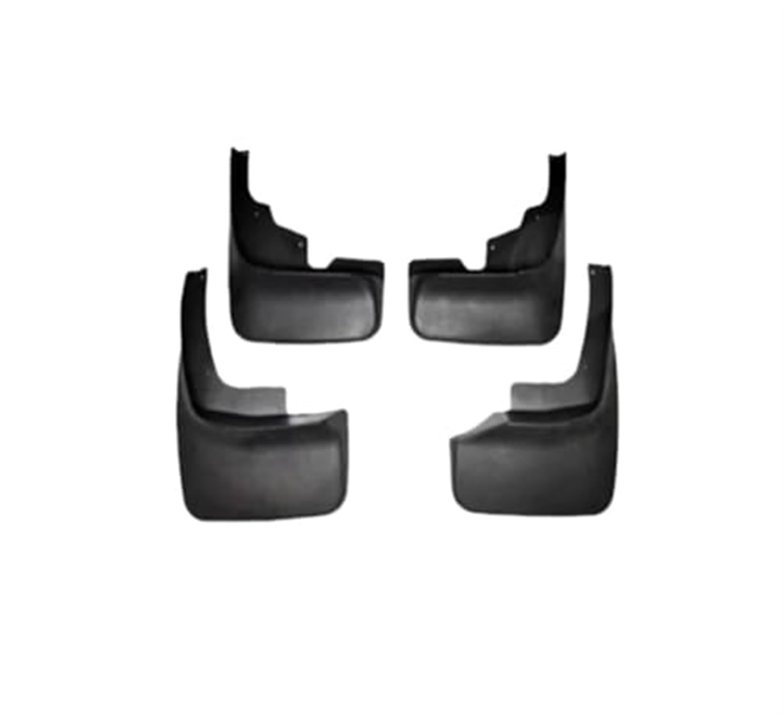 Yurefax Auto-Kotflügel, for Jeep, Grand Cherokee WK 2005–2011, Zubehör, Schmutzfänger, Spritzschutz, Vorder- und Hinterräder, Schmutzfänger, Kotflügel, 4 Stück Dirty Traps Fender von Yurefax