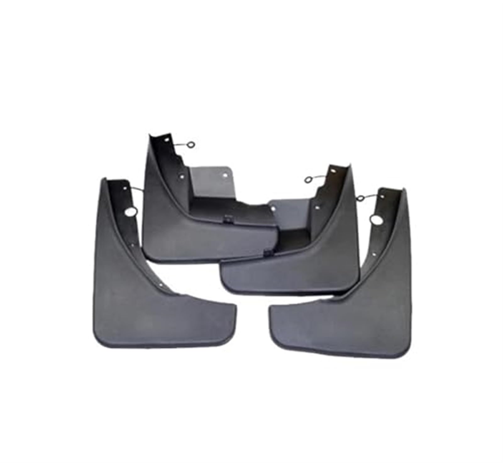 Yurefax Auto-Kotflügel, for Jeep, Grand Cherokee WK2 2011–2022, Zubehör, Schmutzfänger, Spritzschutz, Vorder- und Hinterräder, Schmutzfänger, Kotflügel, 4 Stück Dirty Traps Fender von Yurefax