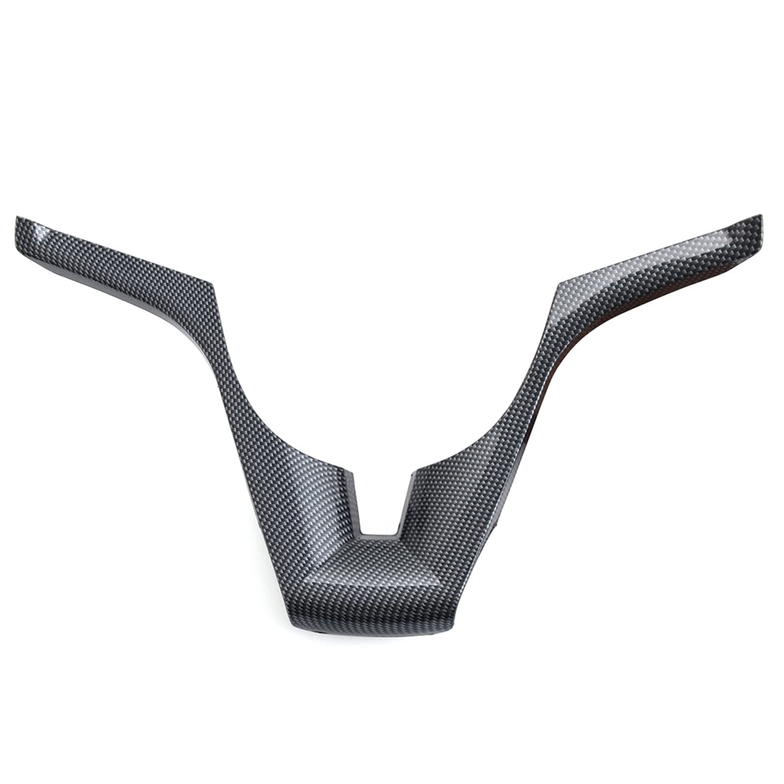 Yurefax Auto-Lenkradverkleidung, Chrom-Aufkleber, Zubehör, for Chevrolet, for Cruze, for Trax, for Tracker Sedan Hatchback 2009–2015 Zierleistendeckel(Carbon Fiber) von Yurefax