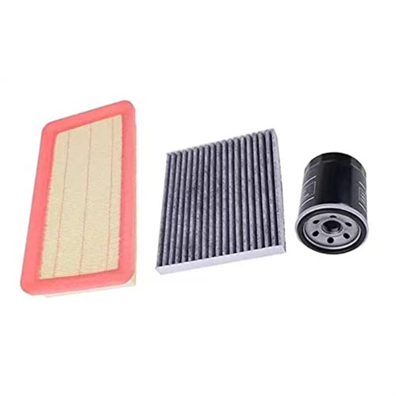 Yurefax Autofilter-Set Öl-Kraftstoff-AC-Filter for GA5 2.0L GS5 2.0L Automotorteile Autofilter-Set 8105005BAS030(Black 3-Piece Set) von Yurefax